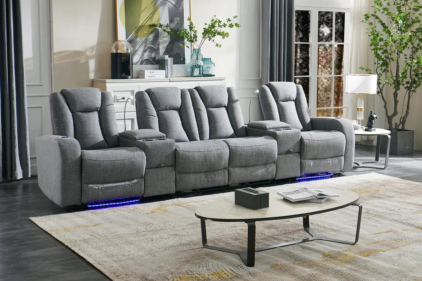 Chambers 6PC Fabric Theatre Lounge