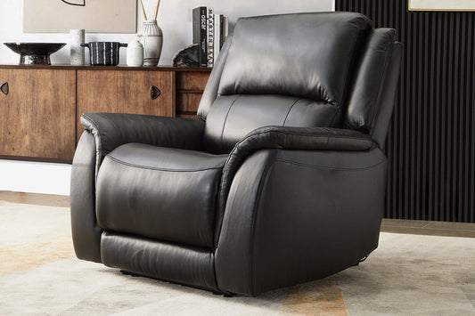 Everett Full Leather Manual Recliner