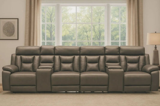 Ronan Electric Fabric Theatre Lounge - Mocha